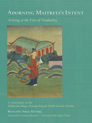cover image of Adorning Maitreya's Intent